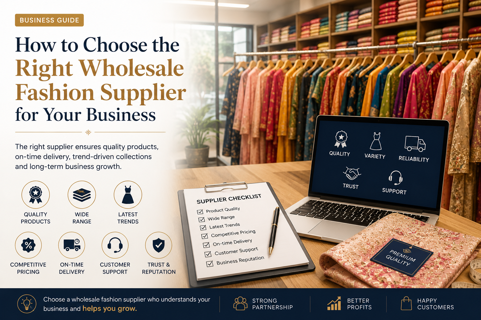 How to Choose the Right Wholesale Fashion Supplier for Your Business