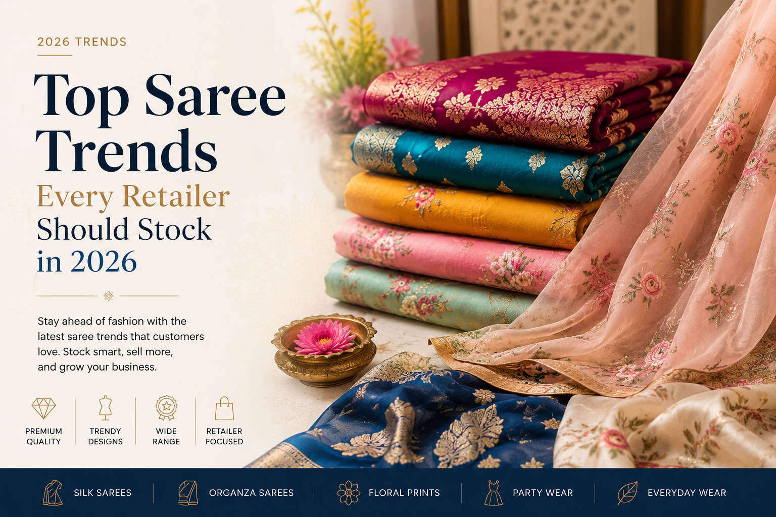 Top Saree Trends Every Retailer Should Stock in 2026